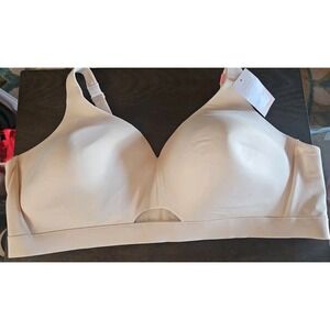 Lane Bryant Cacique Comfort Bliss Full Coverage Bra 48C Beige NWT!